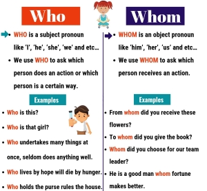 تفاوت who و whom